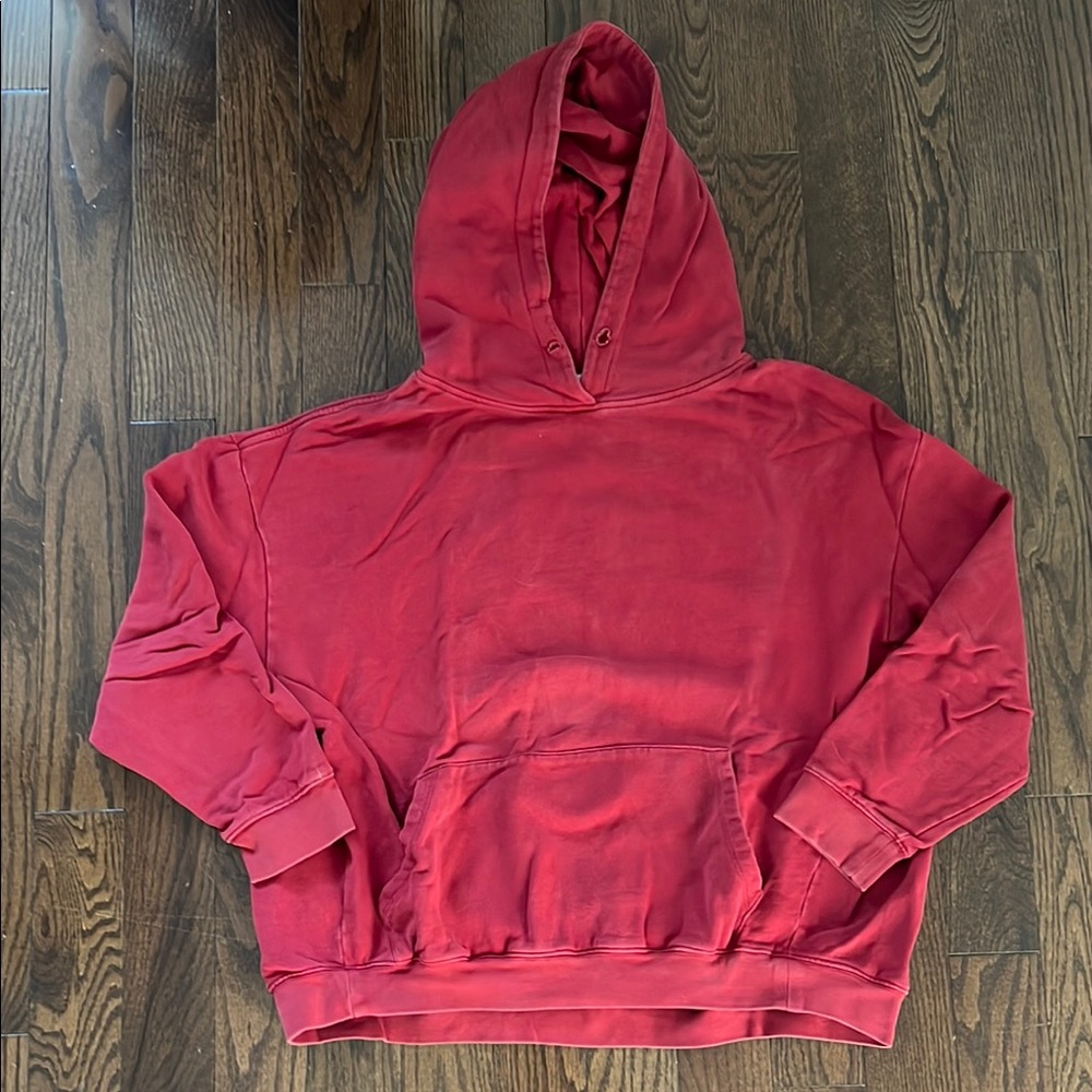 Iro Jeans Red French Terry Sweatshirt